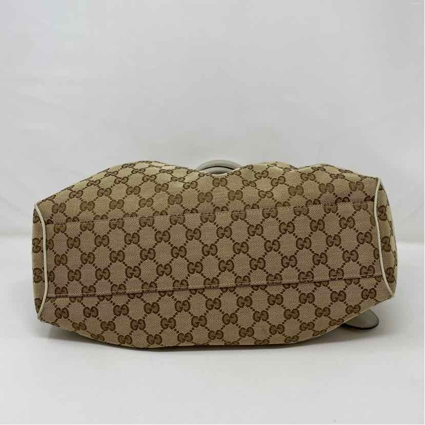 Pre-Owned Gucci Monogram Canvas Designer Handbag