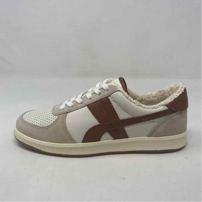 Pre-Owned Shoe Size 6 Tory Burch White Multi Sneaker