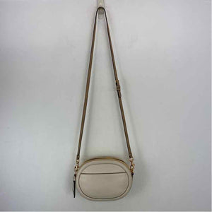 Pre-Owned Coach Beige W/ White Leather Handbag