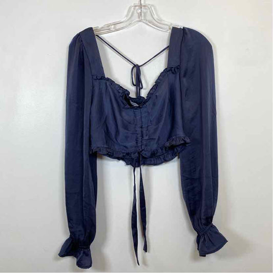 Pre-Owned Size M Gab&Kate Dark Blue Top