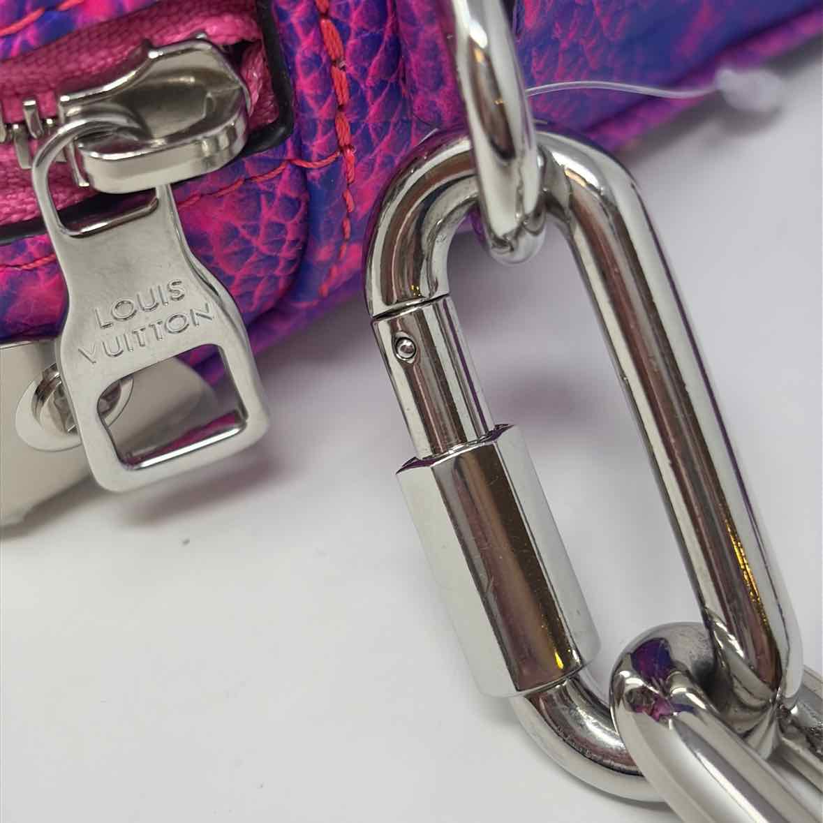 Pre-Owned Louis Vuitton Pink Multi Leather Designer Handbag