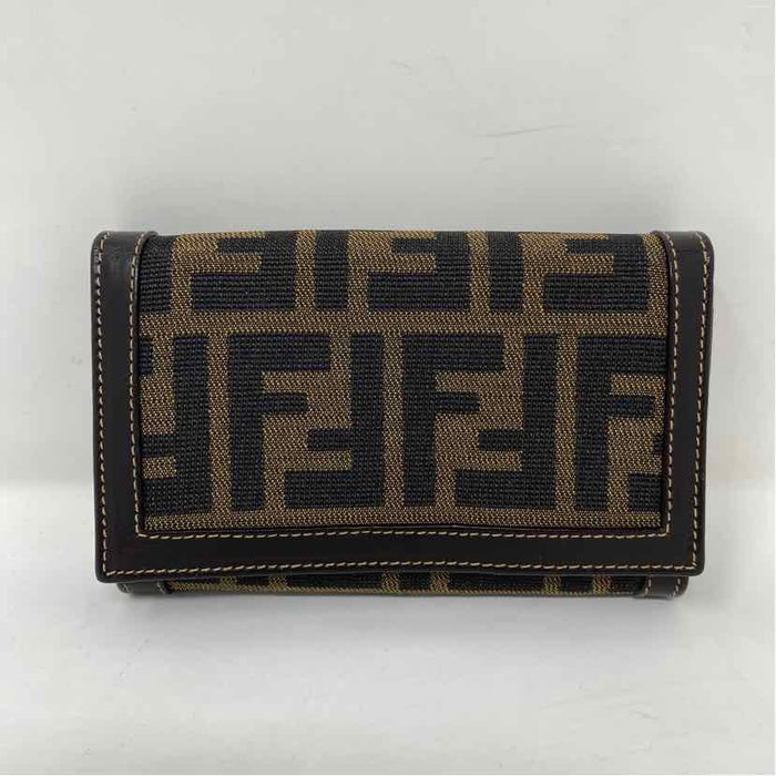 Pre-Owned Fendi Monogram Canvas Designer Wallet