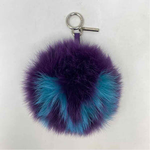 Pre-Owned Fendi Purple Fur Designer Jewelry