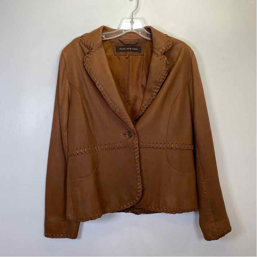 Pre-Owned Size L Marc New York Cognac Jacket
