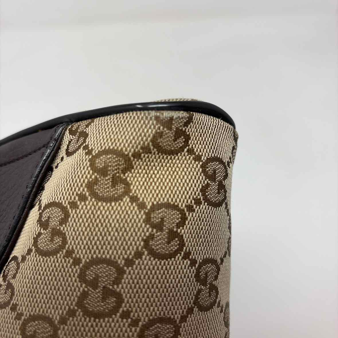 Pre-Owned Gucci Monogram Canvas Designer Handbag