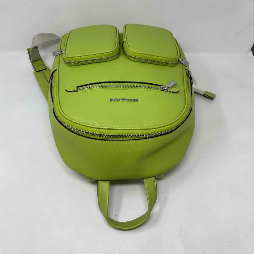 Pre-Owned Michael Kors Lime Green Leather Handbag