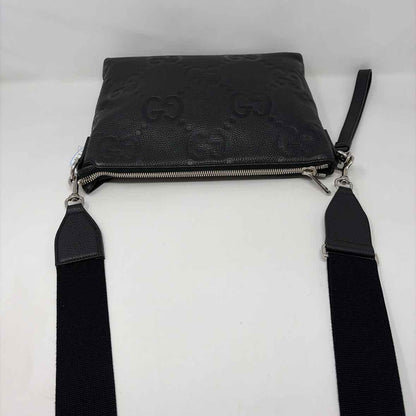 Pre-Owned Gucci Black Leather Designer Handbag