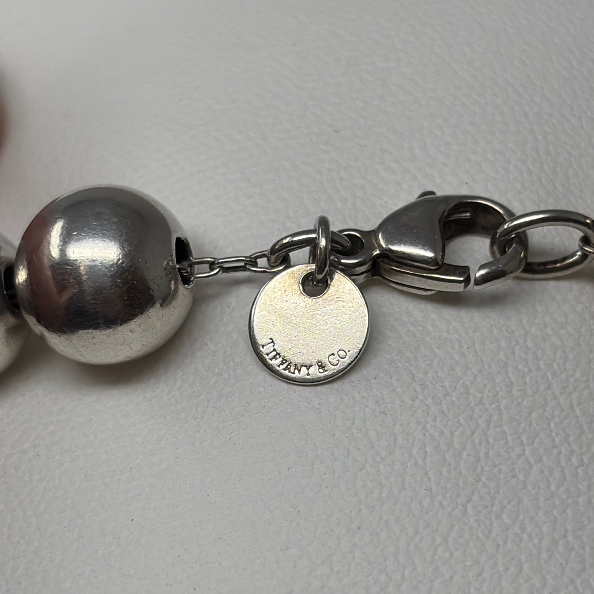 Pre-Owned Tiffany Silver Beaded Designer Jewelry