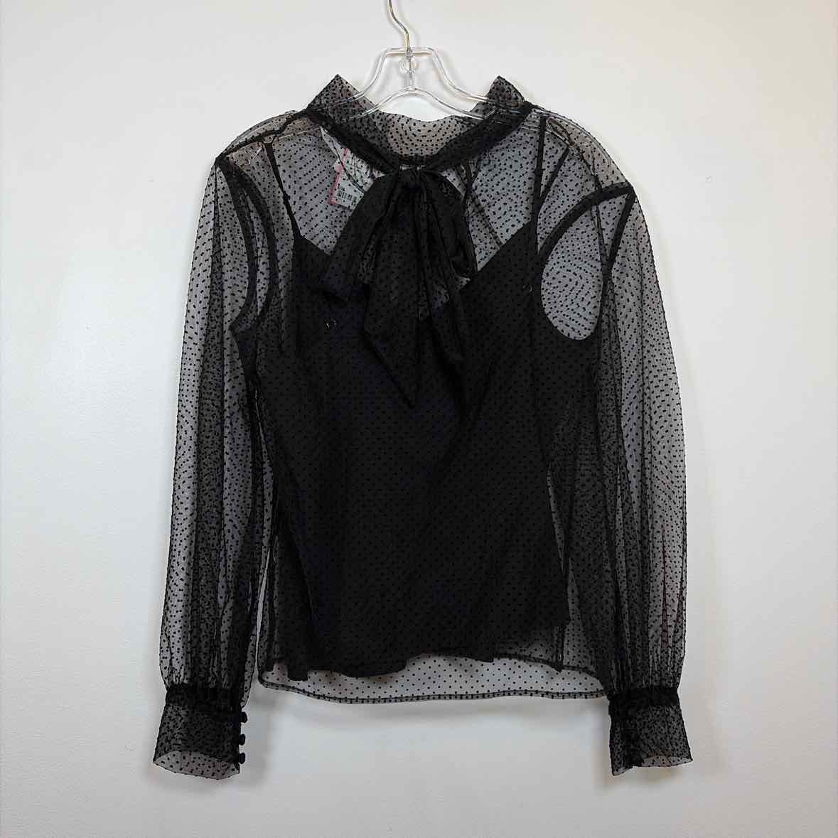 Pre-Owned Size 6/M Veronica Beard Black Top