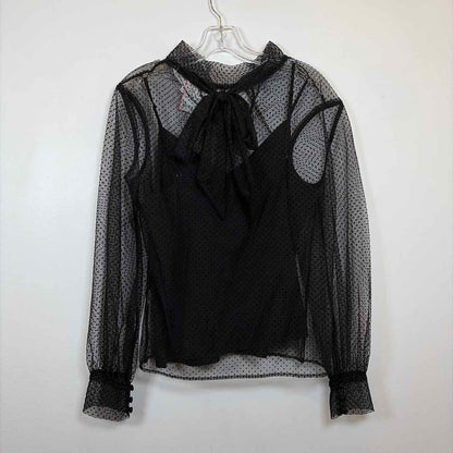 Pre-Owned Size 6/M Veronica Beard Black Top