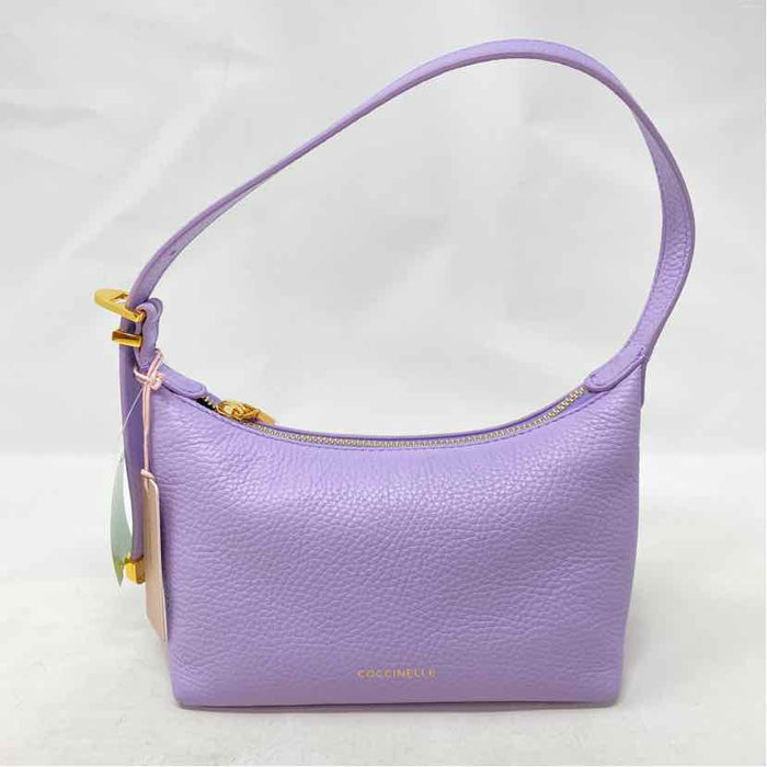 Pre-Owned Coccinelle Purple Leather Handbag