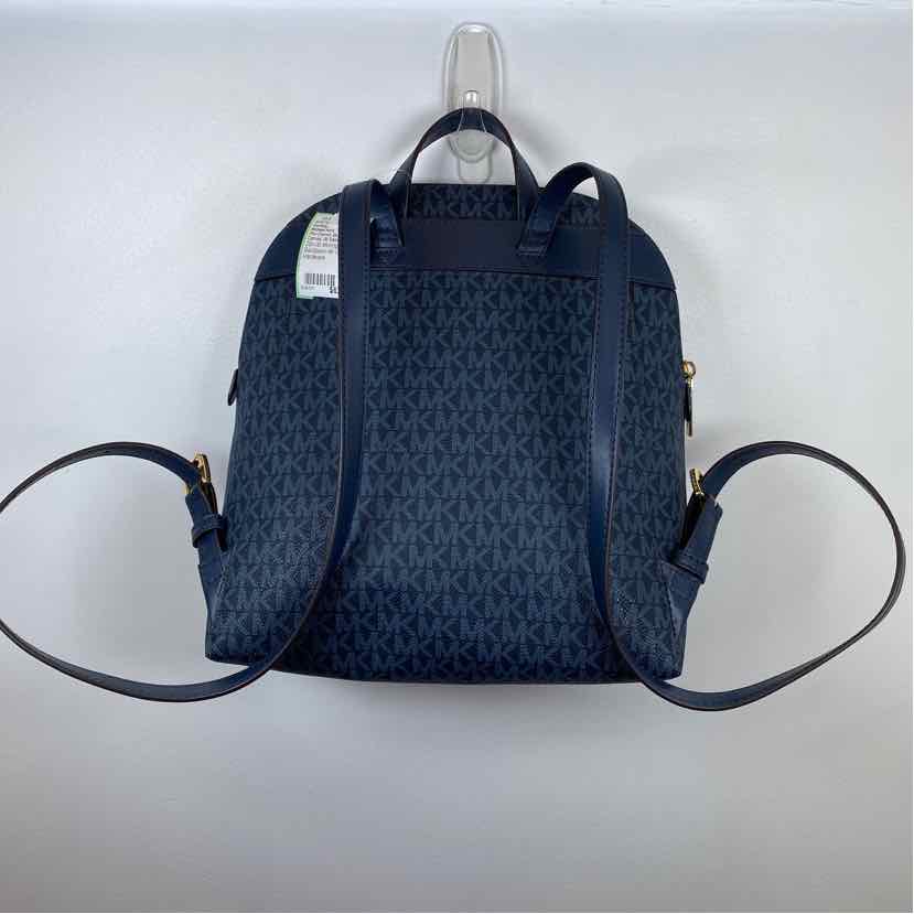 Pre-Owned Michael Kors Blue Coated Canvas Handbag