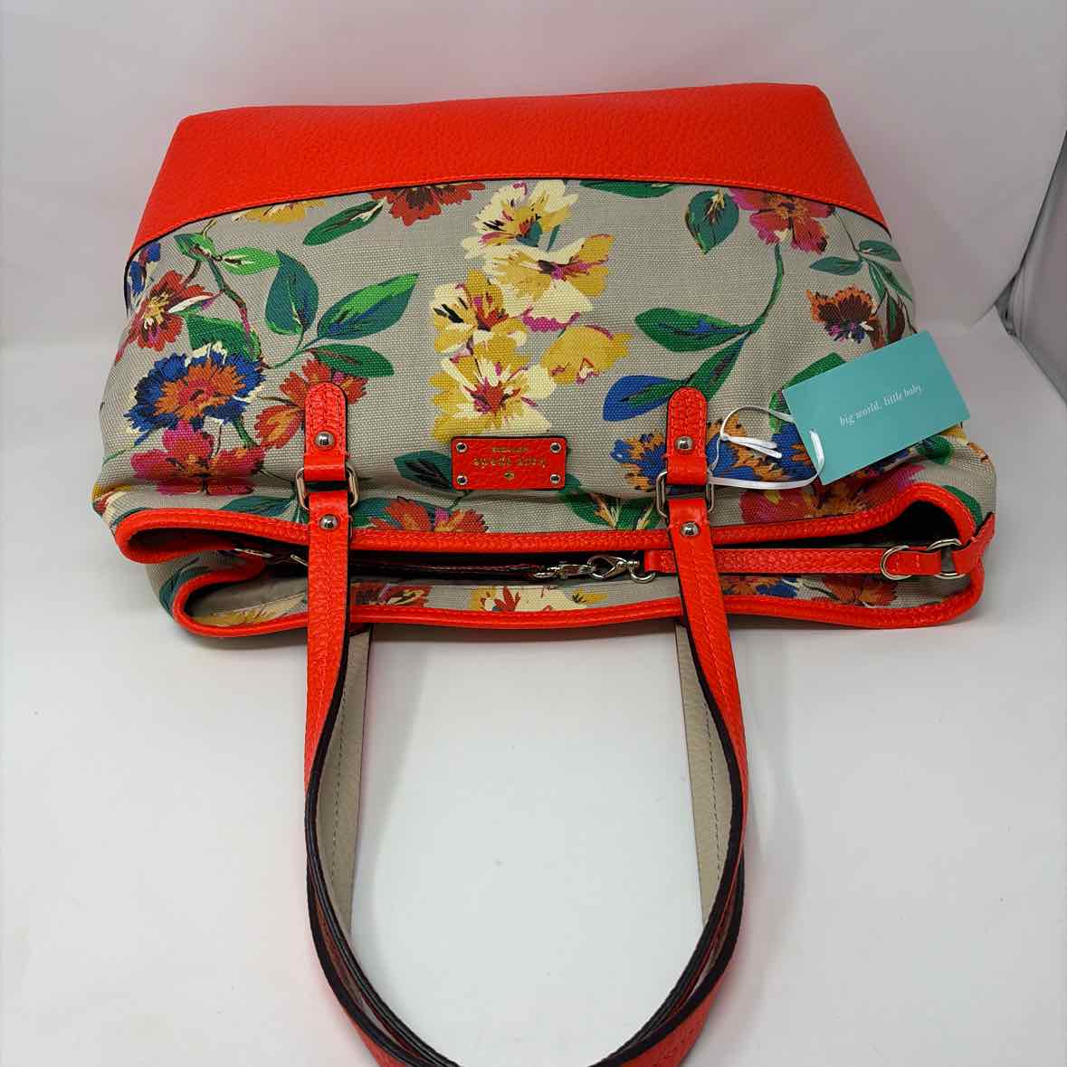 Pre-Owned Kate Spade Floral Canvas Handbag