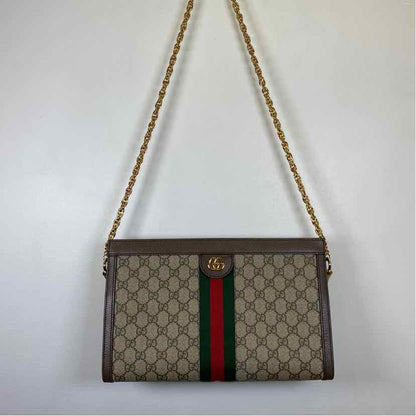 Pre-Owned Gucci Monogram Canvas Designer Handbag