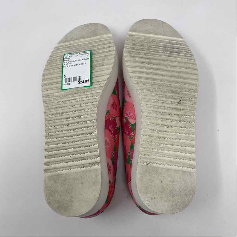 Pre-Owned Shoe Size 9 Toms Floral Sneaker