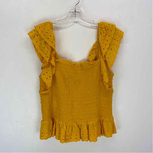 Pre-Owned Size XL House Of Harlow Yellow Top
