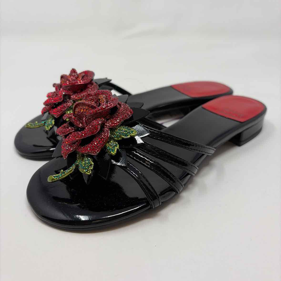 Pre-Owned Shoe Size 5.5 Jeffery Campbell Black/Red Sandals