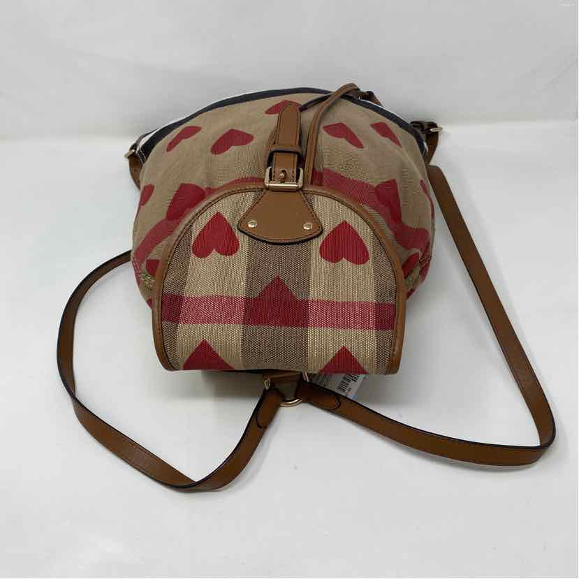 Pre-Owned Burberry Plaid Canvas Designer Handbag