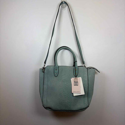 Pre-Owned Ivanka Trump Teal Leather Handbag