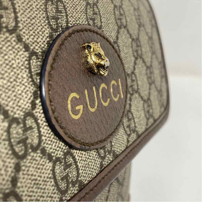 Pre-Owned Gucci Monogram Calf Hair Designer Handbag