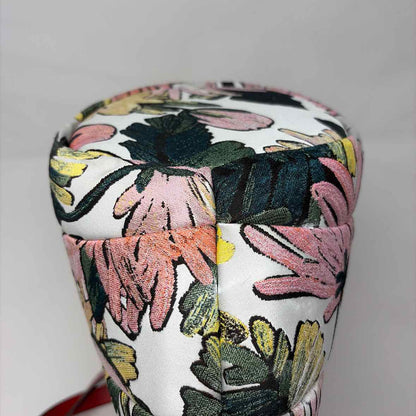Pre-Owned Christian Louboutin Floral Canvas Designer Handbag