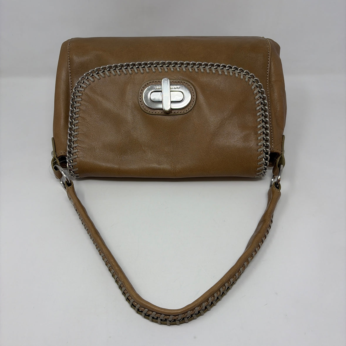 Pre-Owned Anteprima Tan Leather Handbag