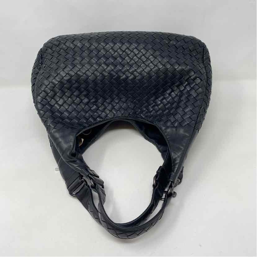 Pre-Owned Bottega Veneta Black Leather Designer Handbag