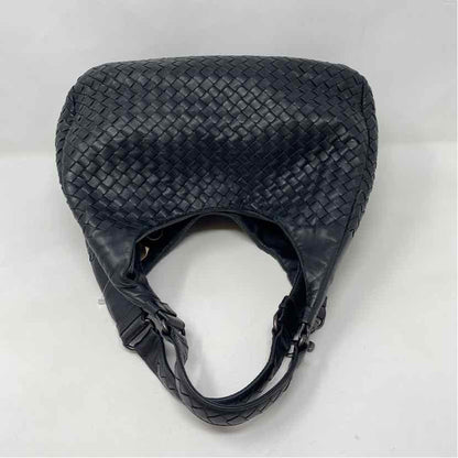 Pre-Owned Bottega Veneta Black Leather Designer Handbag