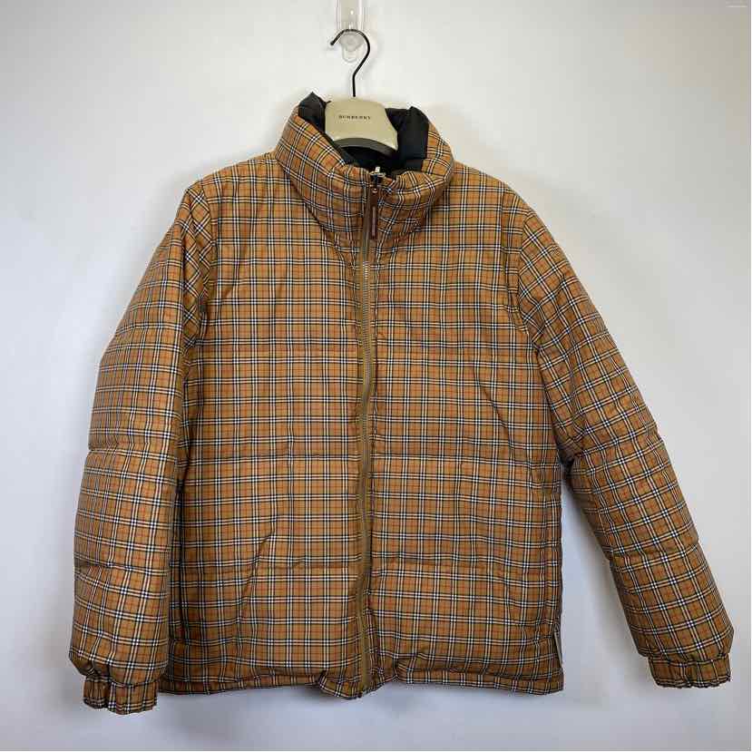 Pre-Owned Burberry Plaid Polyester Women Size S Designer Clothes
