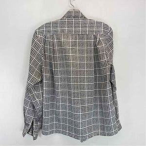 Pre-Owned Size 8/M Oscar de La Renta Houndstooth Top