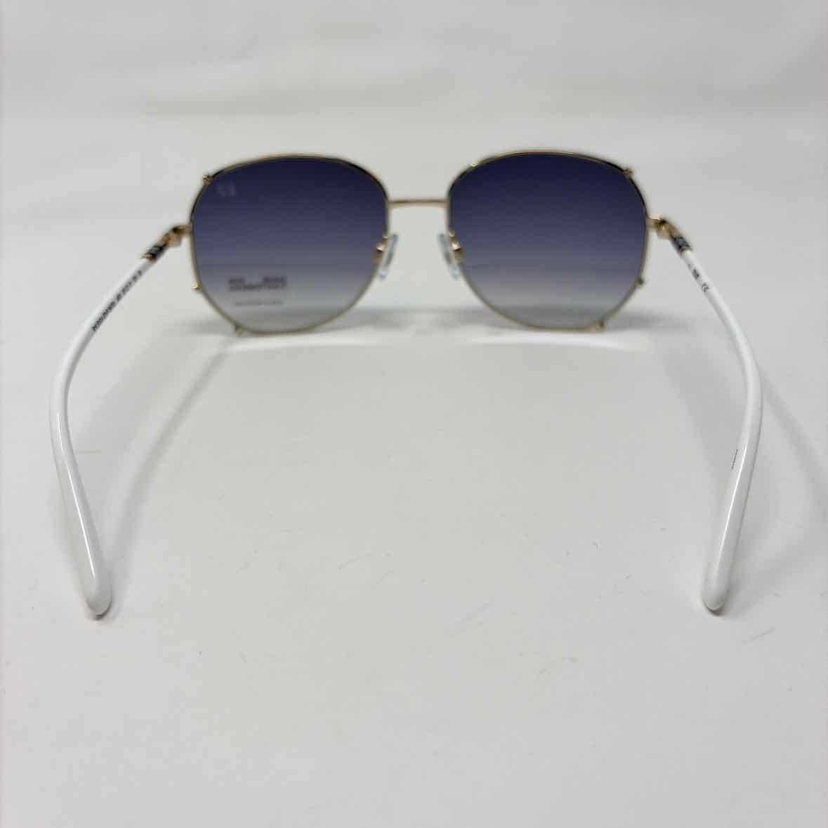 Pre-Owned Diane Von Furstenberg Blue/White Sunglasses