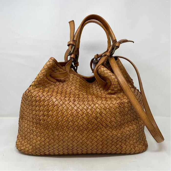 Pre-Owned Valentina Cognac Leather Handbag