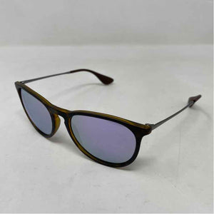 Pre-Owned Ray Beams Brown Plastic Sunglasses