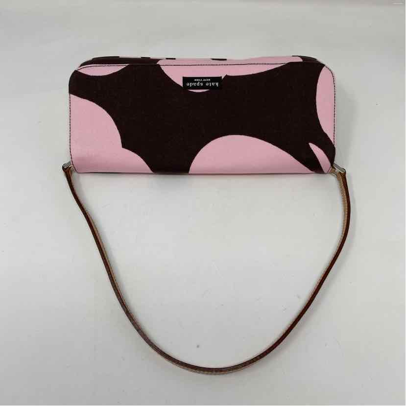 Pre-Owned Kate Spade Brown/Print Fabric Handbag