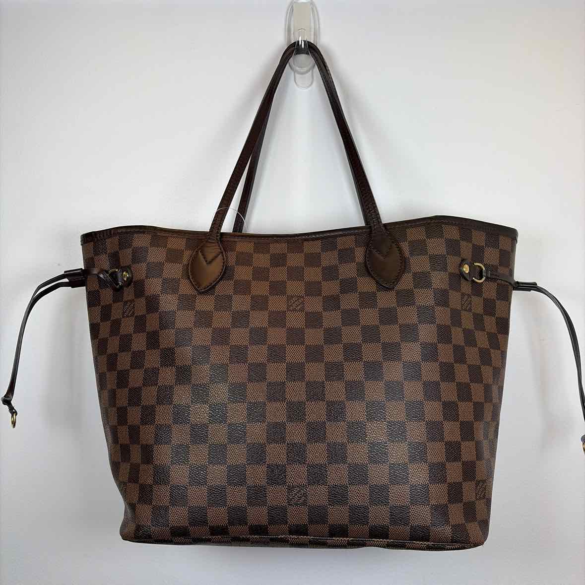 Pre-Owned Louis Vuitton Damier Eben Canvas Designer Handbag