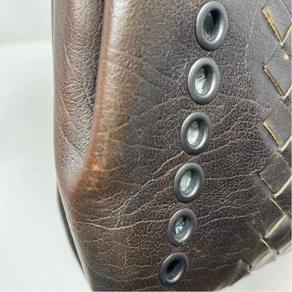 Pre-Owned Bottega Veneta Brown Leather Designer Handbag