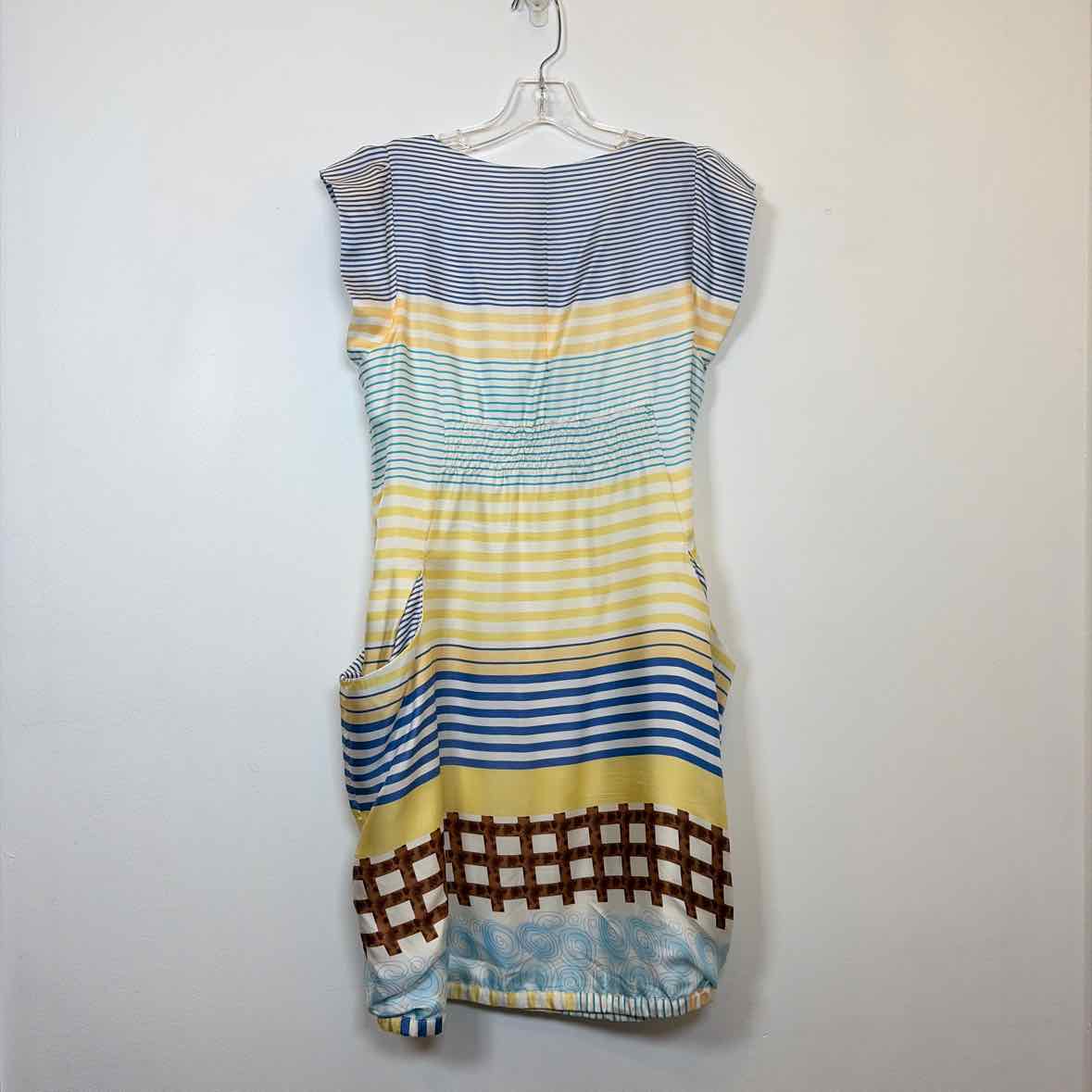 Pre-Owned Size L Tsumori Chisato Yellow Multi Casual Dress