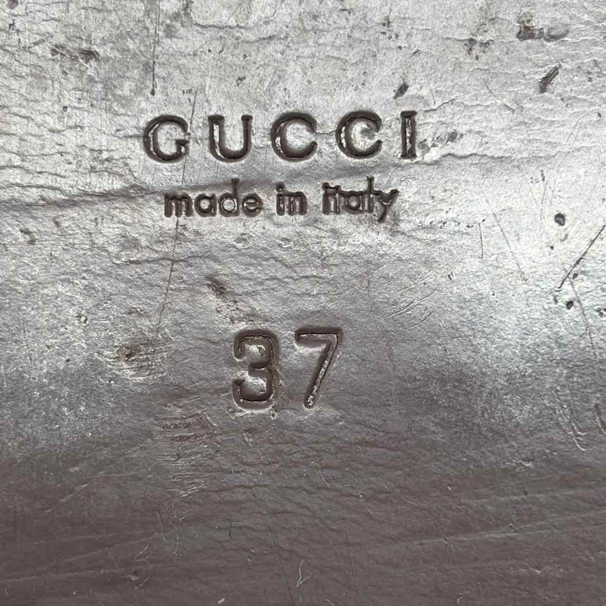 Pre-Owned Gucci Monogram Canvas Shoe Size 6.5 Designer Shoes