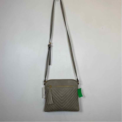 Pre-Owned fashionpuzzle Grey Leather Handbag