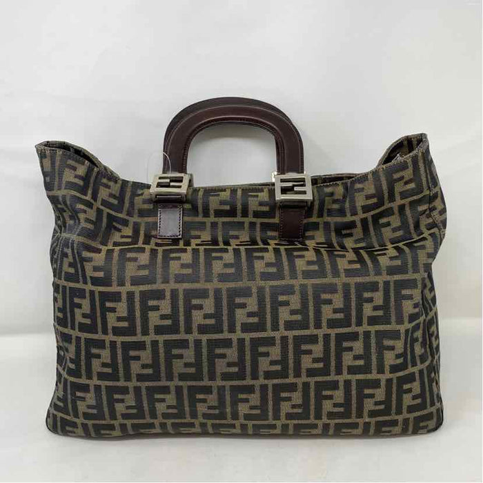 Pre-Owned Fendi Monogram Canvas Designer Handbag