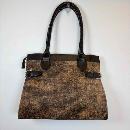 Pre-Owned Origenes Brown Multi Leather Handbag