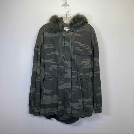 Pre-Owned Size L Splendid Green Camo Coat