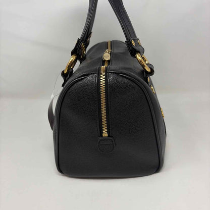 Pre-Owned MCM Black Leather Designer Handbag
