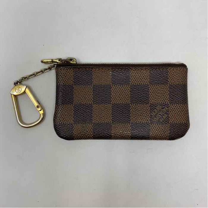 Pre-Owned Louis Vuitton Damier Eben Canvas Designer Wallet