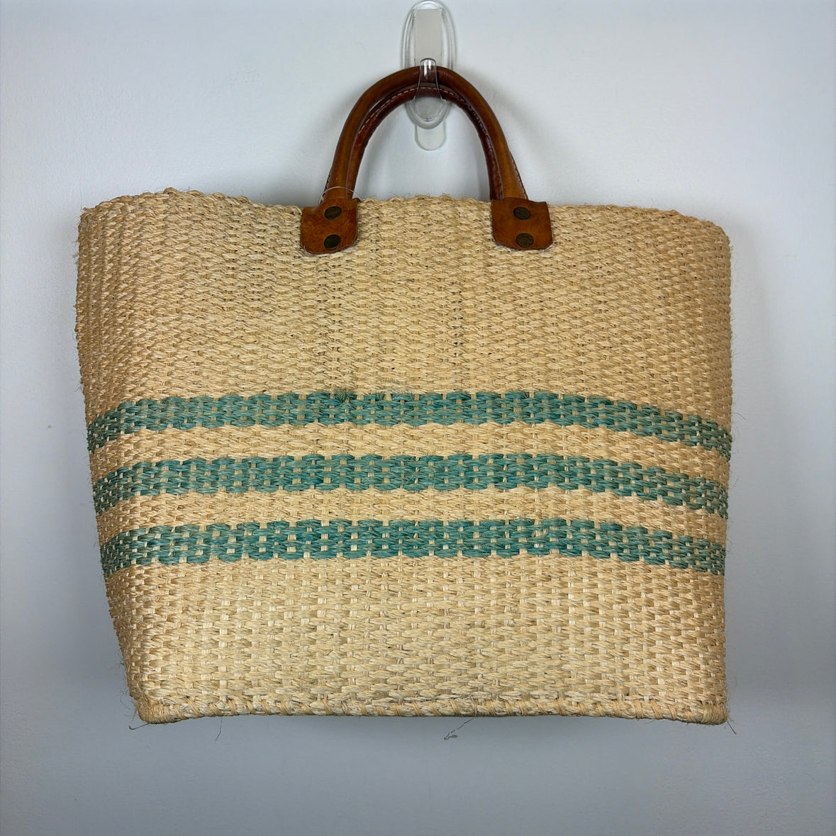 Pre-Owned mar y sol Tan Multi Woven Handbag
