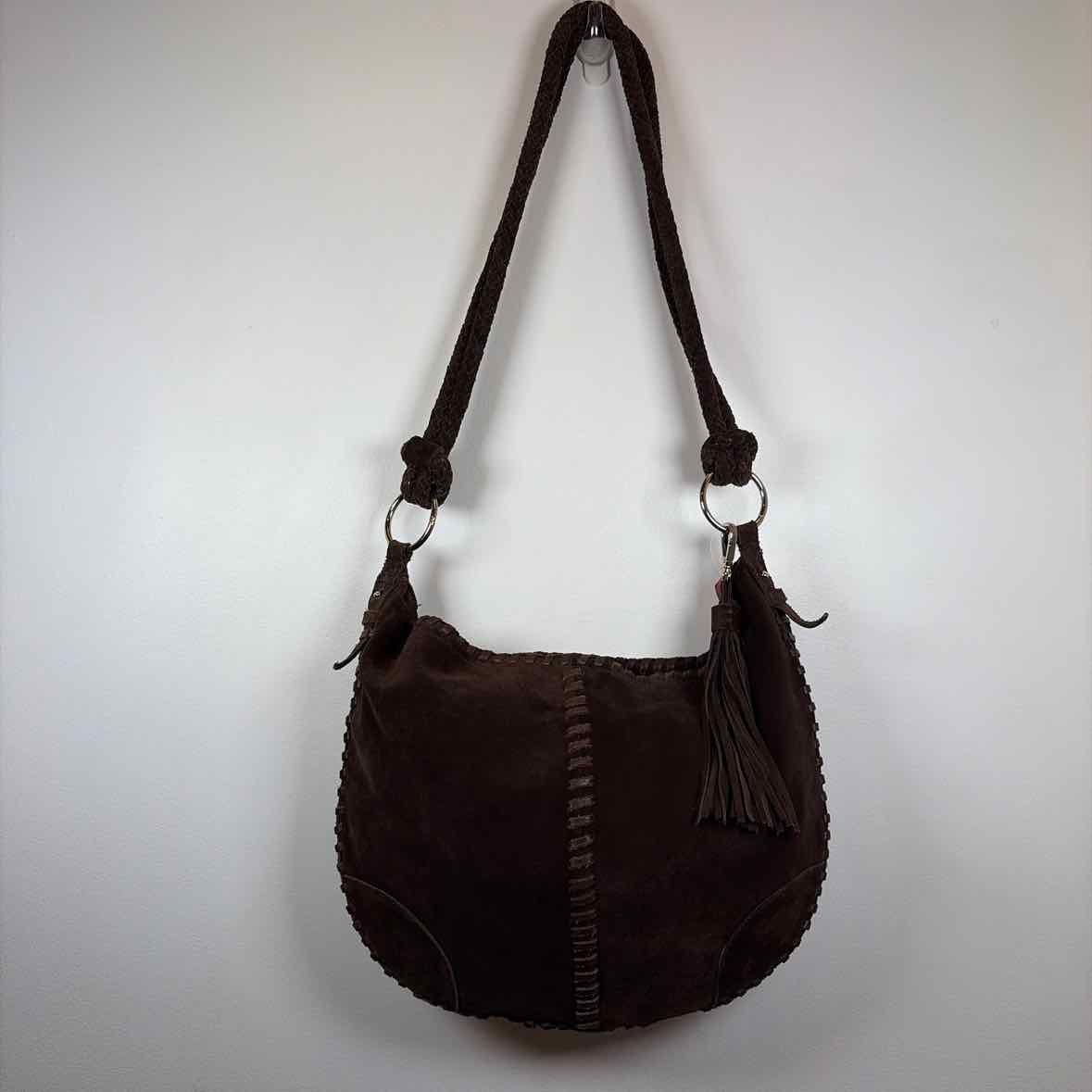 Pre-Owned Crown Vintage Brown Leather Handbag