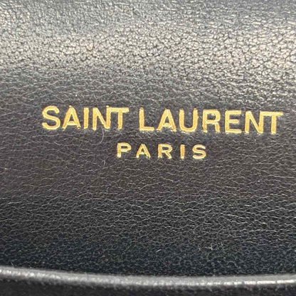Pre-Owned Saint Laurent Black Leather Designer Handbag