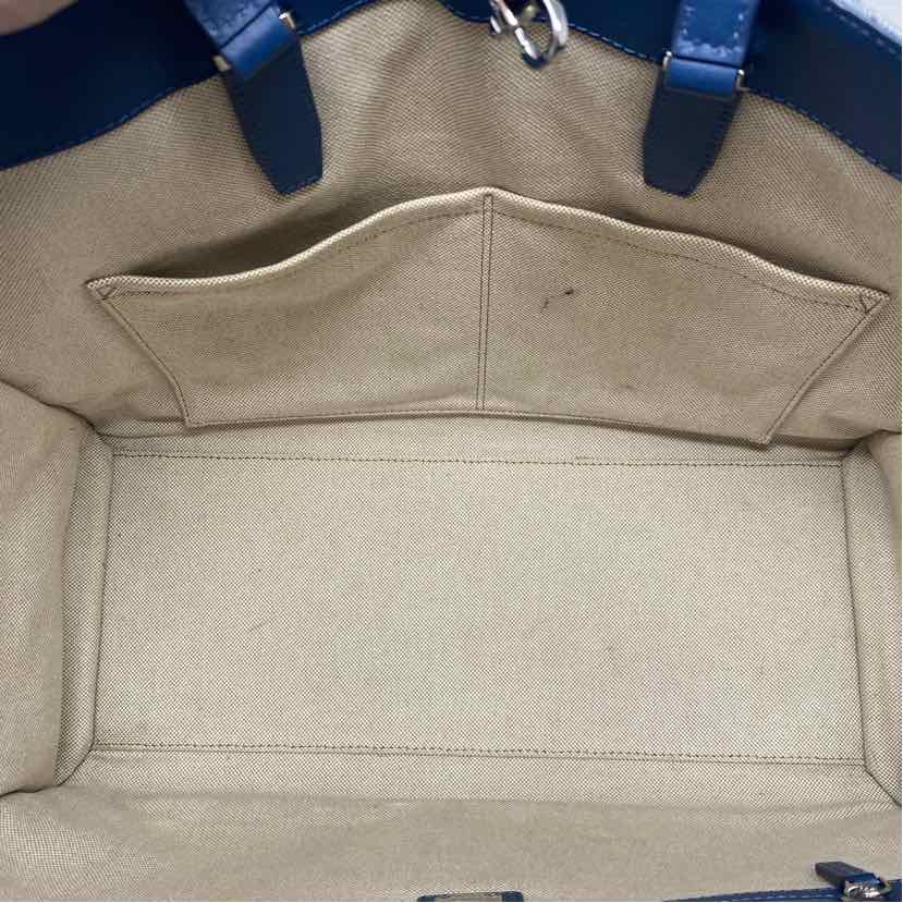 Pre-Owned MCM Denim Canvas Designer Handbag