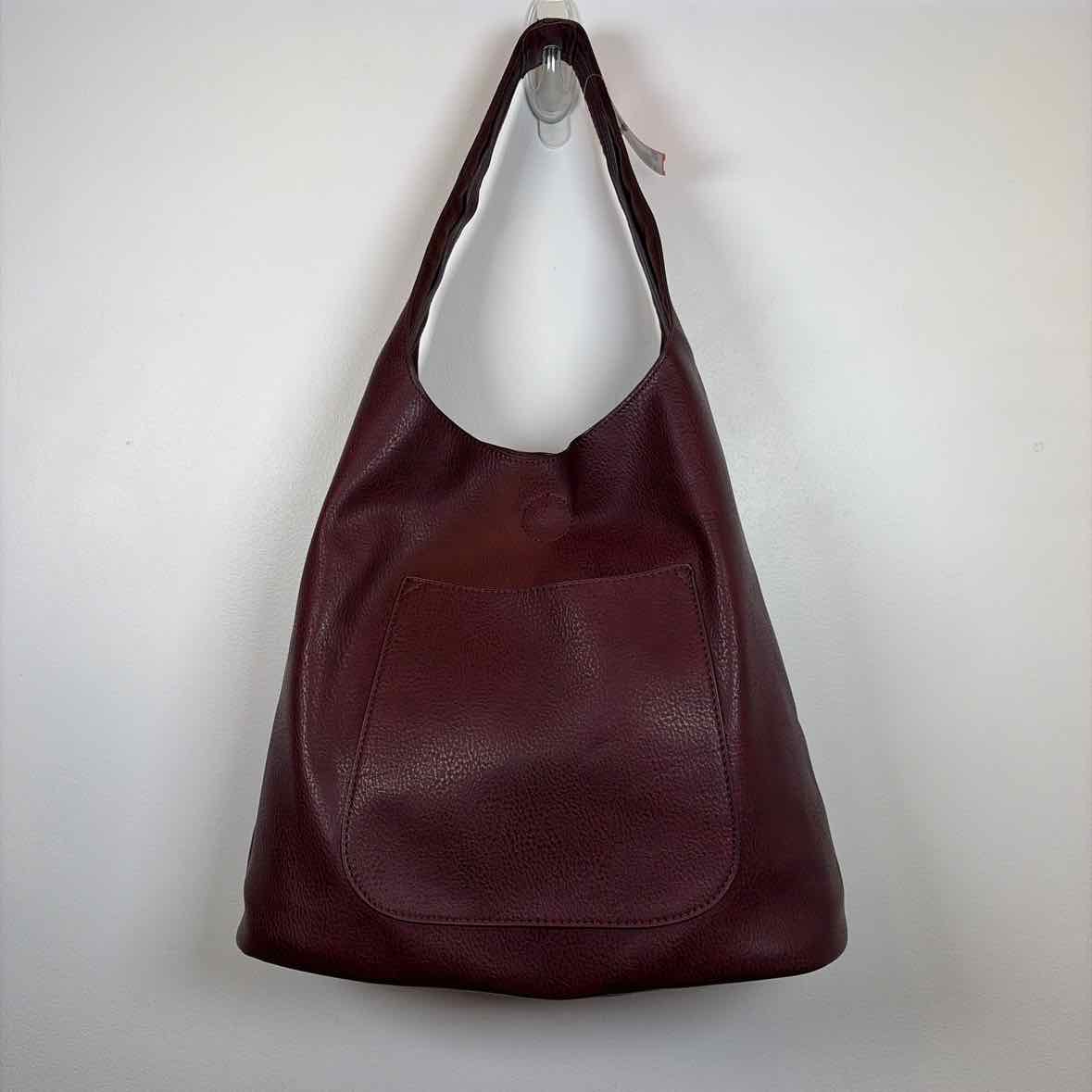 Pre-Owned Joy Susan Burgundy Leather Handbag