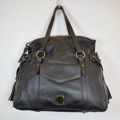 Pre-Owned Dooney & Bourke Black Leather Handbag
